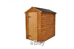 6x4 TIMBER GARDEN SHED EASY FIT APEX ROOF DOOR 8mm CLADDING SHEDS 6ft x 4ft