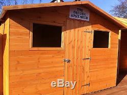 6x4 The Deluxe Apex Shed/ Tongue And Groove Wooden Garden Shed/ Quality Timber