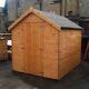 6x4 WOODEN GARDEN SHED FULLY T&G APEX HUT 12mm TREATED STORE NO WINDOWS