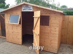 6x5 The Deluxe Apex Shed/ Tongue And Groove Wooden Garden Shed/ Quality Timber