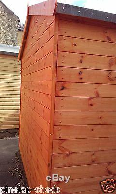 6x6 Wooden Summerhouse Patio Shed Garden Storage Cabin FULLY T&G 6ft x 6ft