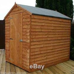 7x5 GARDEN SHED SINGLE DOOR APEX WINDOWLESS WOODEN SHEDS 7ft x 5ft New Un Used