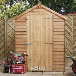 7x5 GARDEN SHED SINGLE DOOR APEX WINDOWLESS WOODEN SHEDS 7ft x 5ft New Un Used