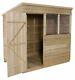 7x5 PRESSURE TREATED GARDEN WOODEN PENT SHED NEW UN USED 7ft x 5ft WOOD SHEDS