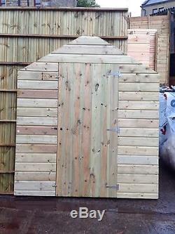 7x5 Pressure Treated T&G Tanalised Apex Garden Shed (Factory Seconds) Fitted