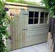 8x5 GARDEN SHED TANALISED T&G WOODEN STORE PENT GEORGIAN STYLE HUT