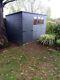 8x5 High Quality Wooden Premium Pent Garden Shed Grey Colour