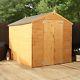 8x6 Budget Double Door Shiplap Apex Wood Wooden Garden Shed Store B GRADE