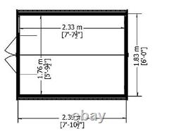 8x6 Double Door Value Shed (new)