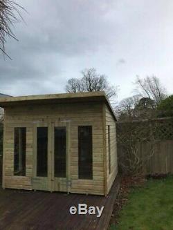 8x6 Garden Shed, Tanalised Timber, Shed, Workshop, Summerhouse, Free Install