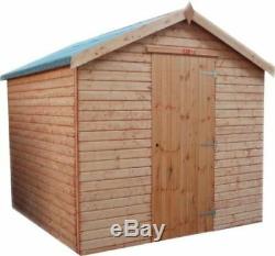 8x6 Garden Shed Wooden Hut Fully T&G Timber Outdoor Store Factory Seconds Cheap