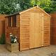 8x6 WOODEN GARDEN SHED 8ft x 6ft WOOD SHEDS WINDOWS SINGLE DOOR APEX NEW UN USED