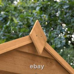 8x6 Wooden Shed Overlap Apex Windowless 8ft x 6ft Garden Storage Base Option