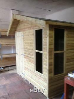 8x6 summer house off set log cabin style ideal pub shed garden bar etc