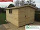 8x8 Apex Wooden Garden Shed Tanalised 16mm T&G Heavy Duty Tanalised