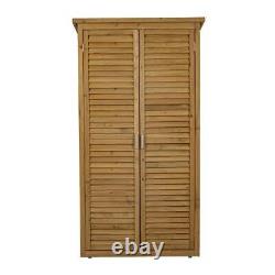 Airwave Wooden Outdoor Garden Storage Tool Shed, 2 Sizes Available, Fir Wood