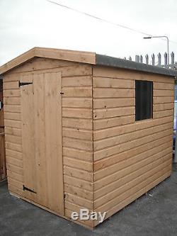 Apex Shed 8x6 Shiplap Wooden Garden Shed