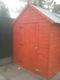 Apex wooden garden shed