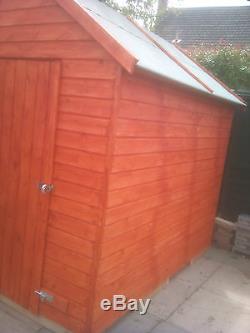Apex wooden garden shed
