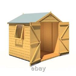 Arran 6x6 Shiplap Double Door Wooden shed