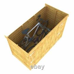 BillyOh 6x3 Mini Keeper Overlap Wooden Pent Garden Bike Storage Shed