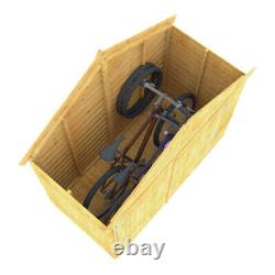 BillyOh Mini Keeper Overlap Bike Store Garden Storage Wooden Shed 3x6