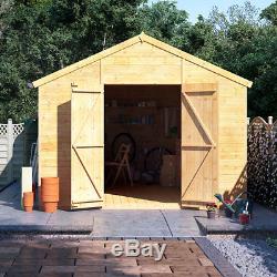 BillyOh Shed Expert Tongue and Groove Apex Workshop 16x8m Wooden Garden Garage