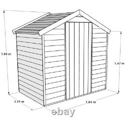 BillyOh Super Saver Overlap Apex Shed