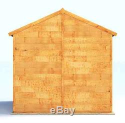 BillyOh Wooden Garden Shed Apex Windowless 12x6 feet size Floor & Roof included