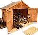 BillyOh Wooden Overlap Apex Garden Bike Mower Store Shed Choice of Sizes