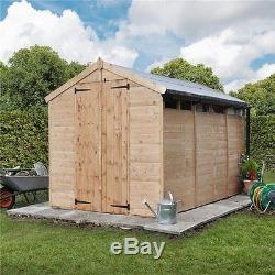 Billyoh Wooden Garden Shed Choice Apex Store Size Overlap Tongue Groove 10x6