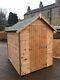 Cheap Garden Shed 6x4 Wooden Hut Felt Single Door 6ft x 4ft Factory seconds item