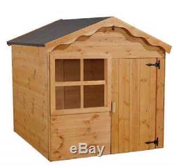 Childrens Fun Wendy House Playhouse Wooden Garden Storage Shed Play Kids Outdoor