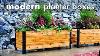Diy Modern Raised Planter Box How To Build Woodworking