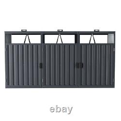 Double/Triple Wheelie Bin Storage Wooden Store Cover Garden Rubbish Dustbin Shed