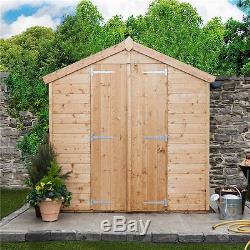 Durable Multi-Purpose Lincoln Apex Window Garden Shed Floor Included Wooden 10x6