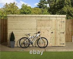 Empire 1000 Pent Garden Shed Wooden 10X5 10ft x 5ft SHIPLAP TONGUE & GROOVE PRES