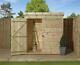 Empire 1000 Pent Garden Shed Wooden 8x4 8ft x 4ft SHIPLAP TONGUE & GROOVE PRESSU