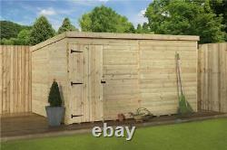 Empire 1000 Pent Garden Shed Wooden 9X3 9ft x 3ft SHIPLAP TONGUE & GROOVE PRESSU