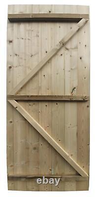 Empire 2000 Pent Garden Shed 5X4 SHIPLAP PRESSURE TREATED TONGUE GROOVE DOOR RIG