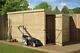 Empire 2000 Pent Garden Shed 9X8 SHIPLAP T&G TANALISED DOOR RIGHT END