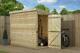 Empire 2000 Pent Garden Shed Wooden 8X6 8ft x 6ft SHIPLAP TONGUE & GROOVE PRESSU