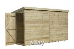 Empire 2000 Pent Garden Shed Wooden 9X5 9ft x 5ft SHIPLAP TONGUE & GROOVE TANALI