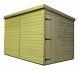 Empire 2200 Pent Garden Shed 12X3 SHIPLAP T&G PRESSURE TREATED DOOR RIGHT END