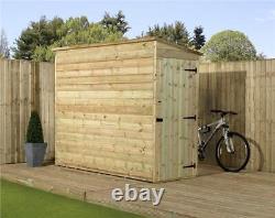 Empire 2200 Pent Garden Shed Wooden 6X3 7X3 8X3 SHIPLAP Tongue & Groove TANALISE