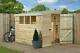 Empire 3000 Pent Garden Shed 6X4 SHIPLAP T&G TANALISED 3 LOW WINDOWS DOOR RIGHT