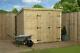 Empire 4000 Pent Garden Shed 7X3 SHIPLAP PRESSURE TREATED T&G DOUBLE DOOR RIGHT