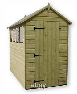 Empire 9200 Premier Apex Shed 5X8 SHIPLAP T&G PRESSURE TREATED WITH WINDOW