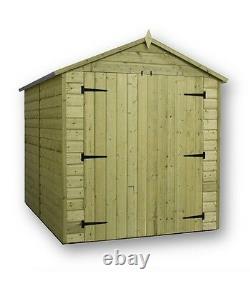 Empire 9500 Premier Apex Shed 6X6 SHIPLAP T&G PRESSURE TREATED WITH DOUBLE DOOR