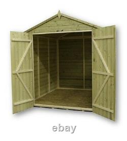 Empire 9800 Premier Apex Garden Shed 6X9 SHIPLAP T&G PRESSURE TREATED WITH WINDO